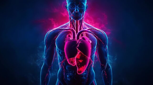 selective focus blood circulation through arteries and veins
