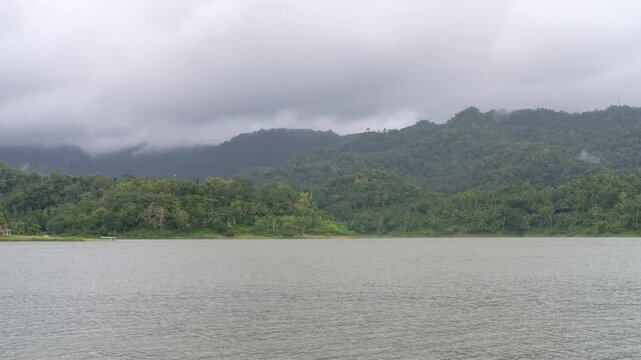 fog over the lake, Java, Indonesia, South East Asia, 