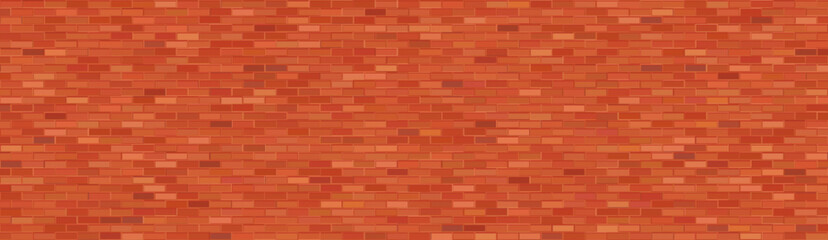 Brown brick wall background. Abstract geometric pattern