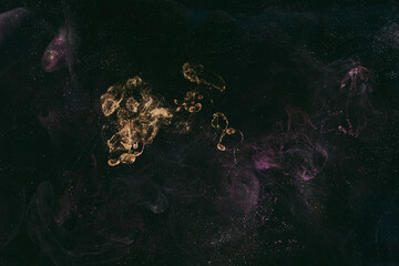 Abstract night sky, outer space background