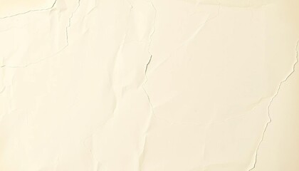 Aged, creamy white paper texture with subtle yellowing and creases, fragile, sheet