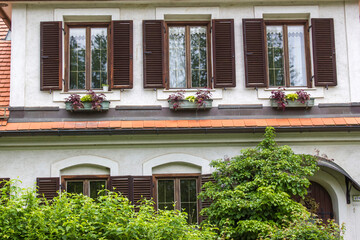 Old house in austrian small town, Austria