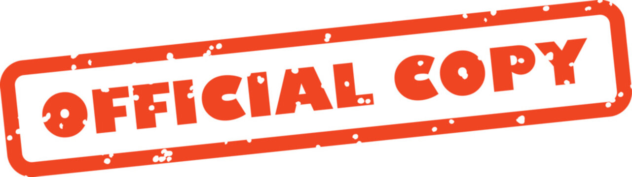Official copy stamp seal