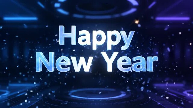 Happy New Year Celebration.