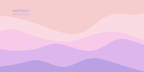 Purple wave vector abstract background flat design stock illustration