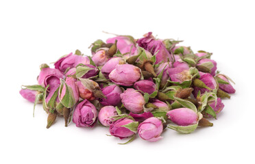 Pile of dried rose buds