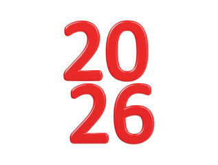 2026 icon 3d render illustration