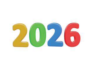 2026 icon 3d render illustration