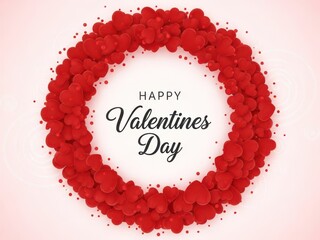 Celebrate love with a heart-shaped wreath for valentine's day