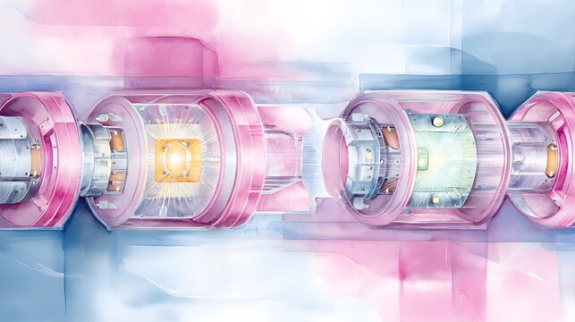 Futuristic energy cells radiate power a sustainable concept illustration showcasing modern innovation design - Powered by Adobe