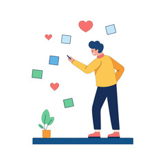 business man with a clipboard