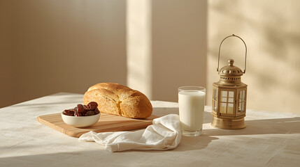 Traditional Iftar Table Setting