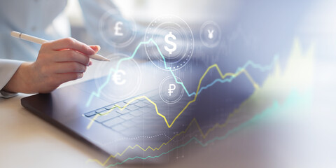 Mobile Digital Finance and Currency Exchange with Real-Time Market Analytics.