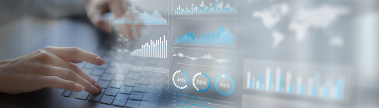 Interactive Data Analytics and Performance Metrics Visualization on a Modern Digital Tablet.