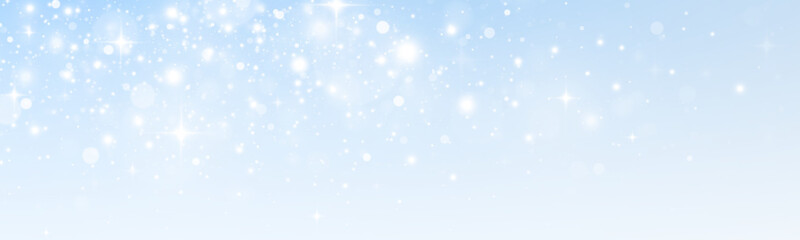 Fototapeta premium Shining falling stardust with shimmering particles. Christmas composition for decoration.