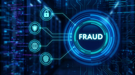 Fraud Detection Cyber Security Concept For Data Protection