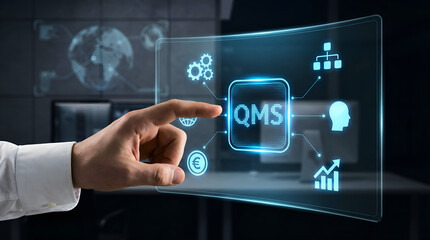 Quality Management System QMS Concept For Business Process