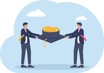 Illustrating of business concept, eps 10