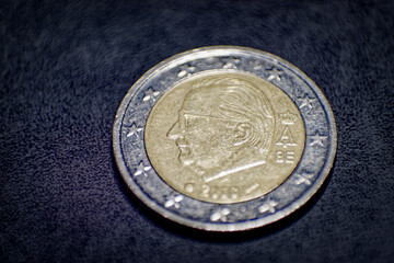 Euro Coin Belgian Edition Close U