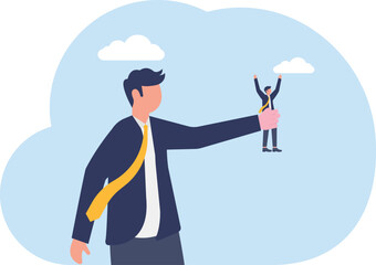 Illustrating of business concept, eps 10