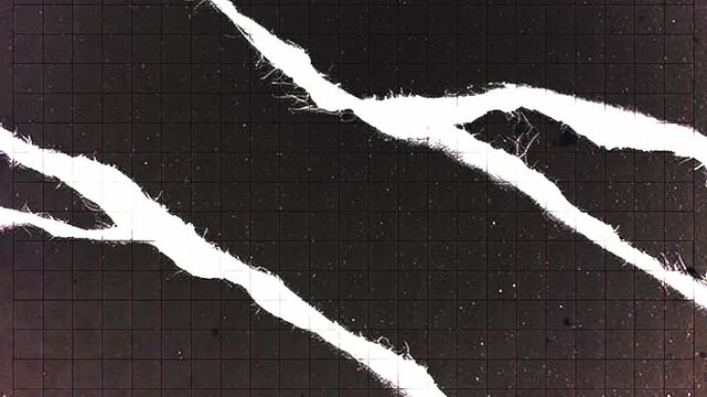 Animated ripped black paper texture background