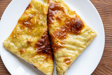  Close-Up Turkish Syrupy Katmer Dessert