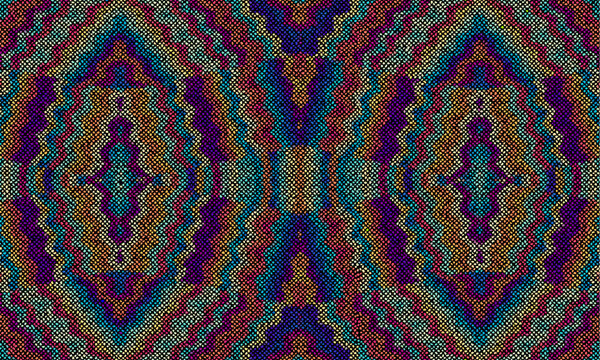 Traditional Australian Aboriginal tribal pattern with intricate dots and lines, aboriginal, indigenous, culture, art. Seamless vector pattern