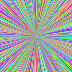 vibrant colorful abstract radial lines starburst background