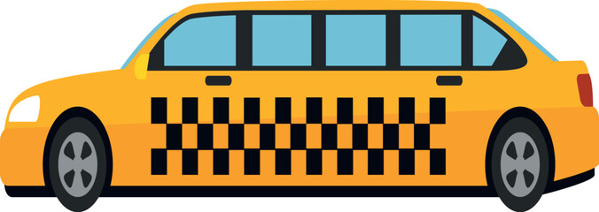 yellow taxi vehicle logo on the road