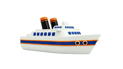 Cartoon Cruise Ship