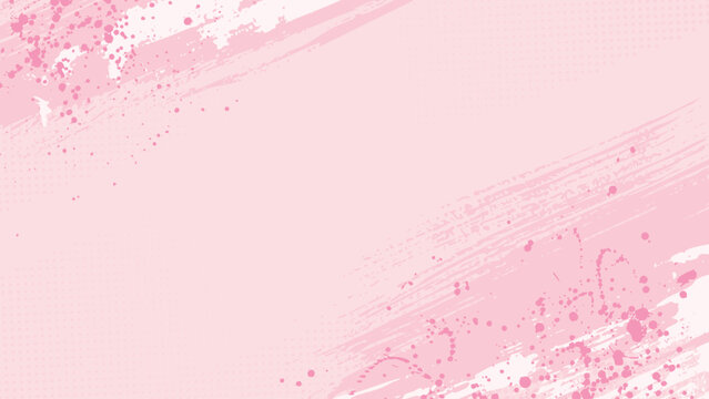 An Abstract Soft Pink Background with Gentle Brushstrokes and Playful Paint Splashes, Expressing Tender Emotions, Calm Energy, and a Dreamlike Sense of Warmth, Creativity, and Subtle Elegance