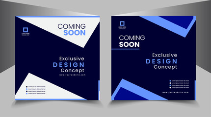 unique clean banner design sample 