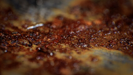 Macro of Rusty Corroded Metal Surface