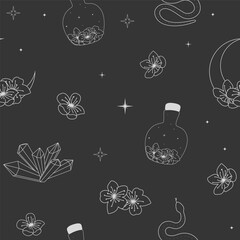 pattern with mystery aesthetic