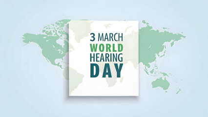 World Hearing Day March Three Awareness Graphic