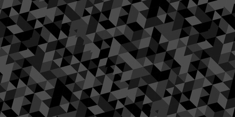 Overlap random vector element modern diamond triangle mosaic paper black and gray low polygon web brochure layer space texture background.