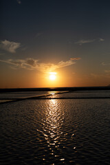 Sicilian salt flats during an aperitif