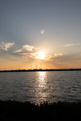 Sicilian salt flats during an aperitif