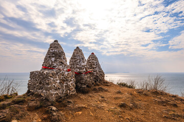 Waian Sanxian Tower in Waian Village, Xiyu Island, Penghu, Taiwan