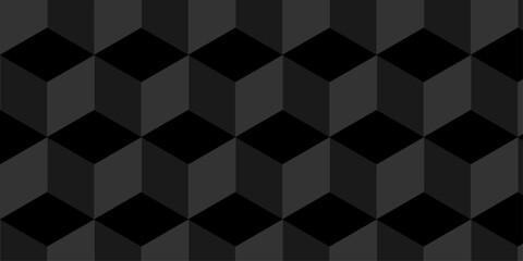 Abstract square gradient black cubic square shape backdrop texture. cube geometric wall and floor vector diamond hexagon triangle wallpaper background.