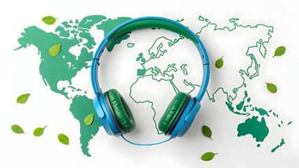 World Hearing Day Sustainable Listening Global Concept