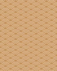 soft cream japanese folk cloth traditional pattern round ornament art wallpaper background