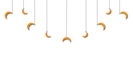 ramadan event yellow moon on transparent background