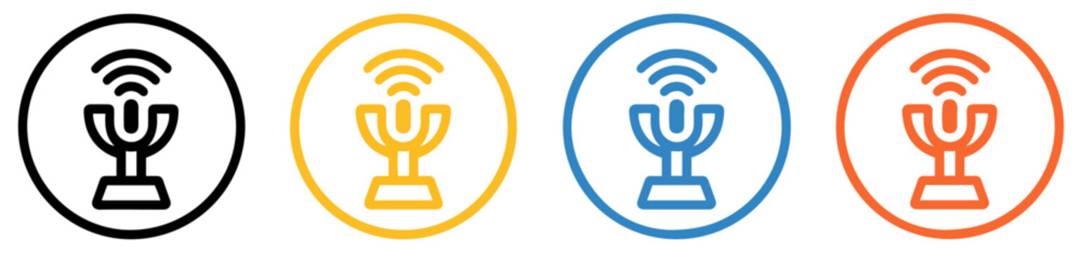 optic fiber broadband cable icon