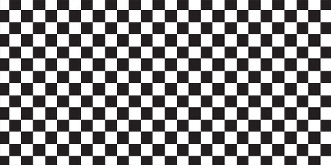 Black and white checkered pattern, Checkerboard seamless pattern