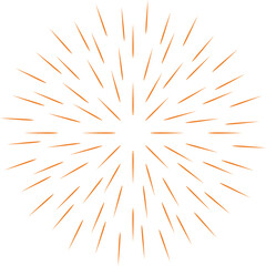 Obraz premium Abstract Sunburst Pattern with Radiating Lines