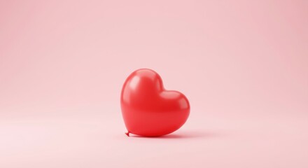 Valentine's day heart balloon