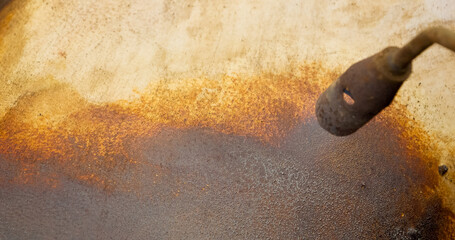 Witness the time-honored process of slaughtering a domestic pig in a rural setting, showcasing traditional techniques for preparing homemade pork.