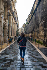 Beautiful downtown Bordeaux in France