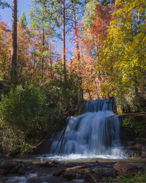 Waterfall along Tonto Creek, Mogollon Rim